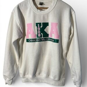 White and Pink AKA Sweatshirt
